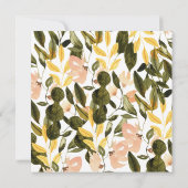 Rustikales Brautparty Einladung (Rückseite)