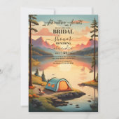 Rustikales Brautparty Einladung (Vorderseite)