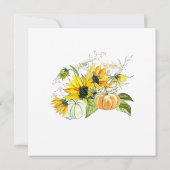 Rustikales Brautparty Einladung (Rückseite)