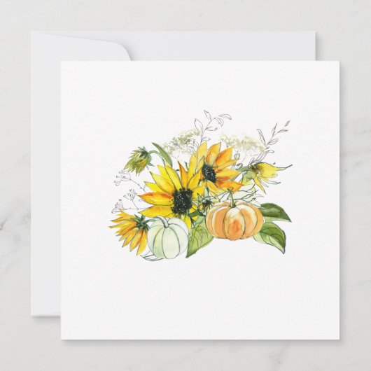 Rustikales Brautparty Einladung (Rückseite)