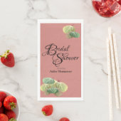 Rustikales Brautparty Fall Aspen Blätter Orange Serviette (Beispiel)