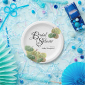 Rustikales Brautparty Fall Aspen Blätter Pappteller (Party)