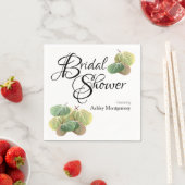 Rustikales Brautparty Fall Aspen Blätter Serviette (Beispiel)