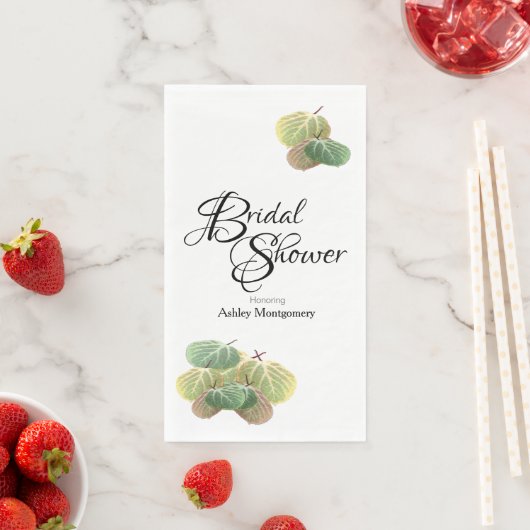 Rustikales Brautparty Fall Aspen Blätter Serviette (Beispiel)