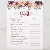 Rustikales Brautparty finden (Vorderseite)