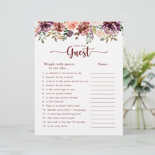 Rustikales Brautparty finden (Stehend Vorderseite)