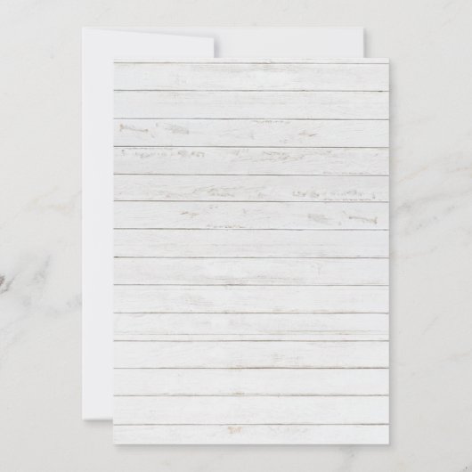 Rustikales Brautparty für Holzflorenknötchen Einladung (Rückseite)