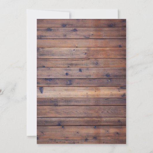 Rustikales Brautparty für Laternenleuchten Einladung (Rückseite)