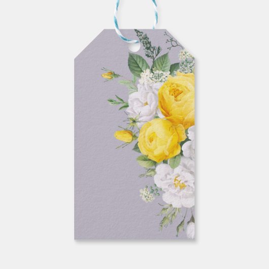 Rustikales Brautparty Geschenkanhänger (Rückseite)