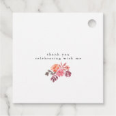 rustikales Brautparty Geschenkanhänger (Rückseite)