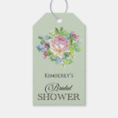 Rustikales Brautparty Geschenkanhänger (Vorderseite)