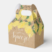 Rustikales Brautparty Geschenkschachtel (Rückseite)