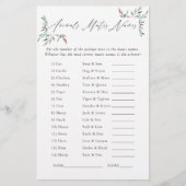 Rustikales Brautparty im Grünen (Vorderseite)