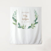 Rustikales Brautparty im Grünen Wandteppich (Vorderseite)