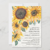 Rustikales Brautparty im Herbst Einladung (Vorderseite)