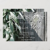 Rustikales Brautparty im Hinterhof Einladung (Vorne/Hinten)