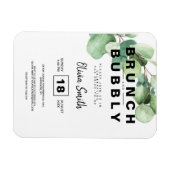 Rustikales Brautparty Magnet (Horizontal)