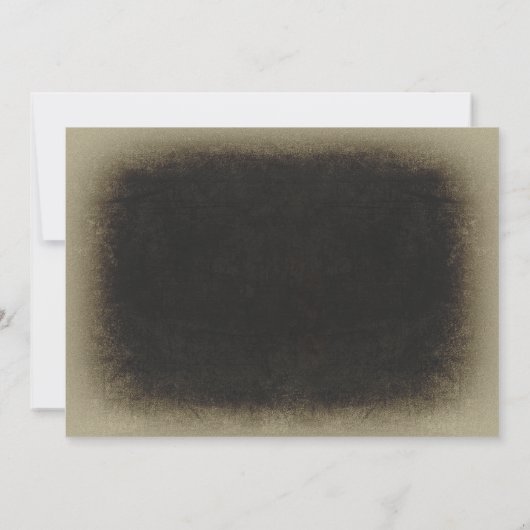 Rustikales Brautparty mit Baumkronen Einladung (Rückseite)