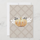 Rustikales Brautparty mit landschaftlich schlichte Einladung (Rückseite)