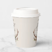 Rustikales Brautparty Pappbecher (Links)