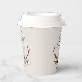 Rustikales Brautparty Pappbecher (Rechts)