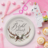 Rustikales Brautparty Pappteller (Party)