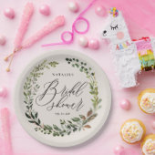 Rustikales Brautparty-Party Pappteller (Party)