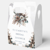 Rustikales Brautparty Pinecones Forest Geschenkschachtel (Geöffnet)