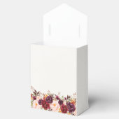 Rustikales Brautparty Pink Marsala Gefallen Box Geschenkschachtel (Geöffnet)