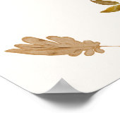 Rustikales Brautparty Poster (Ecke)