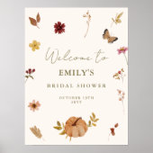 Rustikales Brautparty Poster (Vorne)