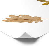 Rustikales Brautparty Poster (Ecke)