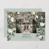 Rustikales Brautparty Postkarte (Vorne/Hinten)