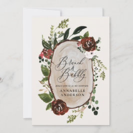 Rustikales Brautparty Save The Date