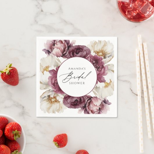 Rustikales Brautparty Serviette (Beispiel)