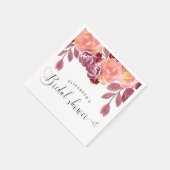 rustikales Brautparty Serviette (Ecke)