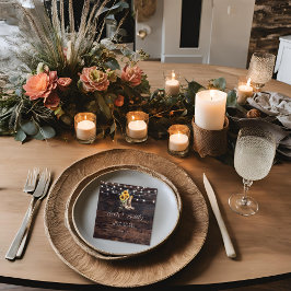 Rustikales Brautparty Serviette