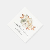 Rustikales Brautparty Serviette (Ecke)