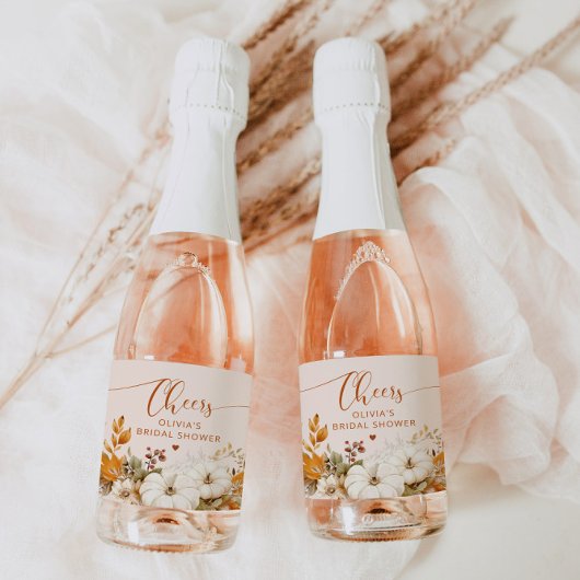 Rustikales Brautparty Sparkling Weinkeller Schaumweinetikett