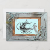 Rustikales Brautparty Tee Party Einladung (Vorderseite)