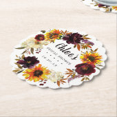 Rustikales Brautparty Untersetzer (angewinkelt)