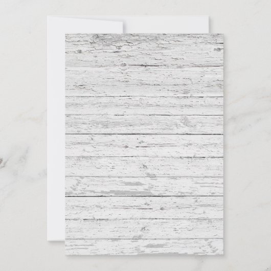 Rustikales Brautparty Vintag Weißer Schnürsenkel Einladung (Rückseite)