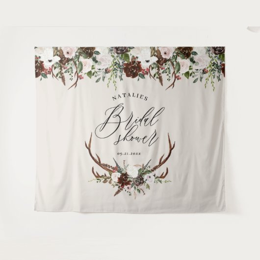 Rustikales Brautparty Wandteppich (Vorderseite (Horizontal))