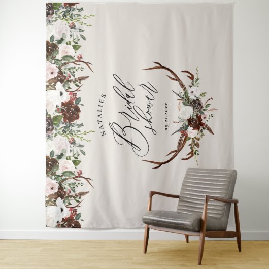 Rustikales Brautparty Wandteppich (Beispiel)