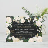 Rustikales Brautparty Wasserfarben Einladung (Stehend Vorderseite)