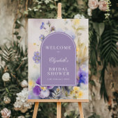 Rustikales Brautparty willkommen Poster