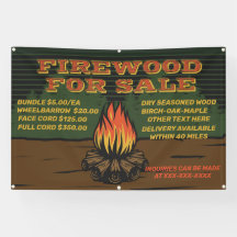 Rustikales Brennholz für den Verkauf von Bundle-Ak