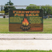 Rustikales Brennholz für den Verkauf von Bundle-Ak Banner (InSitu)