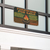 Rustikales Brennholz für den Verkauf von Bundle-Ak Banner (Äußeres Gebäude)