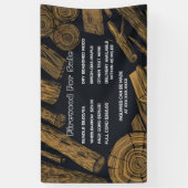 Rustikales Brennholz für den Verkauf von Bundle-Ak Banner (Vertikal)